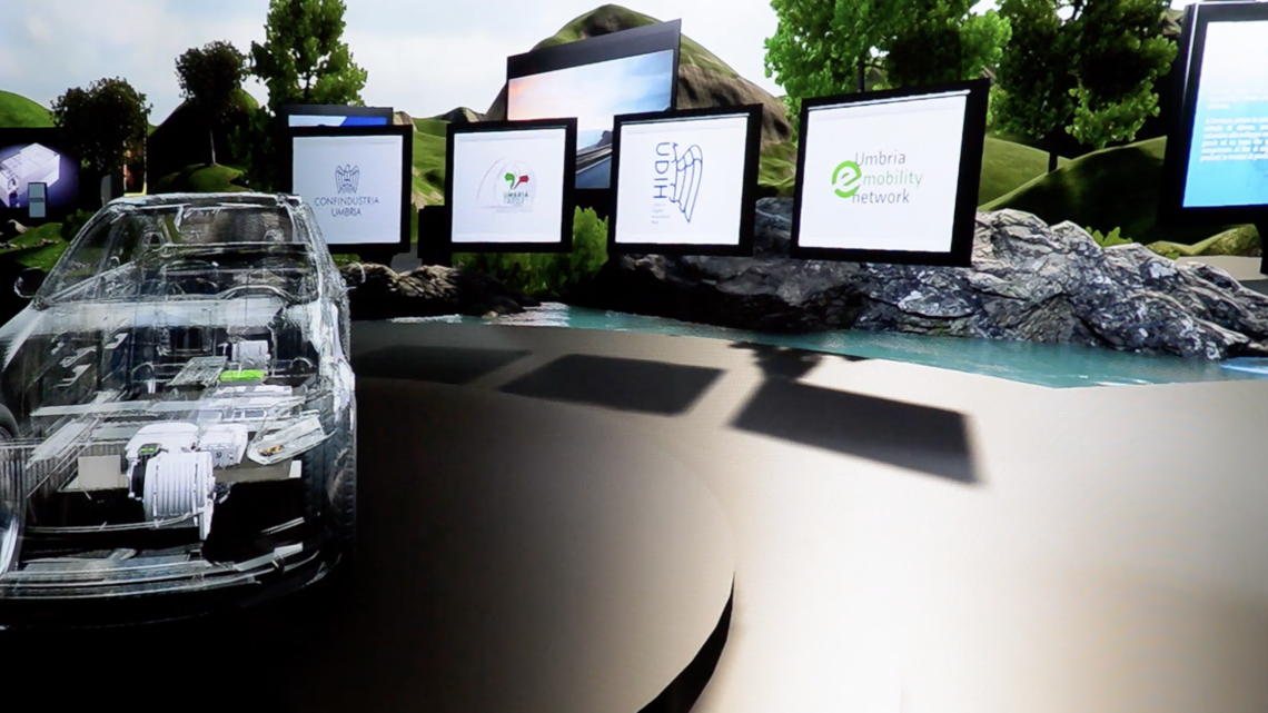 VISORI E REALTÀ VIRTUALE PER LA PRESENTAZIONE DI “UMBRIA E-MOBILITY NETWORK”