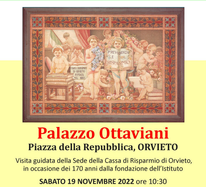 I “TESORI DELL’URBE” DI UNITRE ORVIETO INVITANO ALLA SCOPERTA DI PALAZZO OTTAVIANI