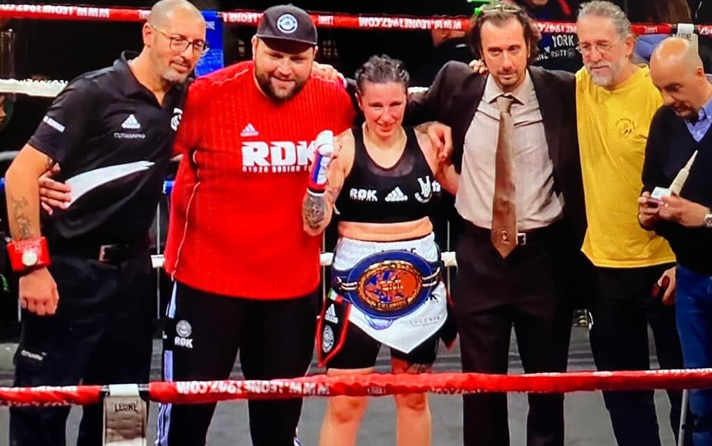 MARTINA BERNILE CAMPIONESSA EUROPEA DEI MOSCA