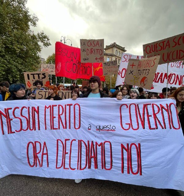 STUDENTI IN PIAZZA: “NESSUN MERITO A QUESTO GOVERNO”