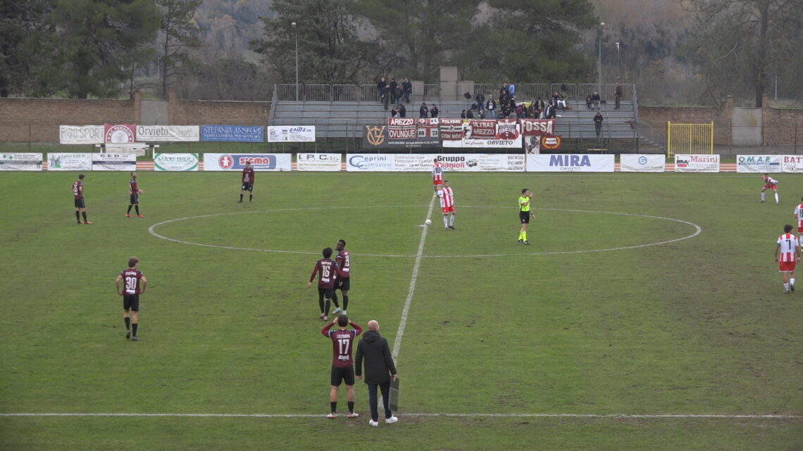 PASSA L’AREZZO, MA L’ORVIETANA PIACE