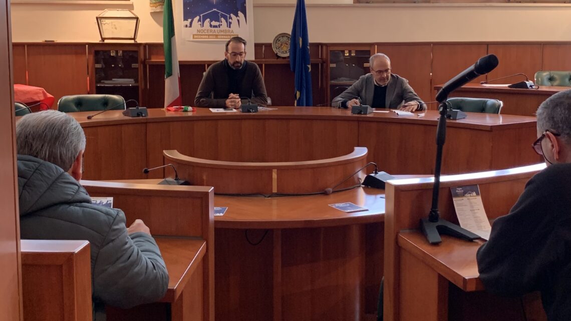 NATALE A NOCERA UMBRA – PRESENTATO QUESTA MATTINA IL PROGRAMMA DEGLI EVENTI. SINDACO CAPARVI: “GRAZIE A CHI METTE LE PROPRIE ENERGIE ED IL PROPRIO TEMPO A DISPOSIZIONE DELLA COMUNITÀ”