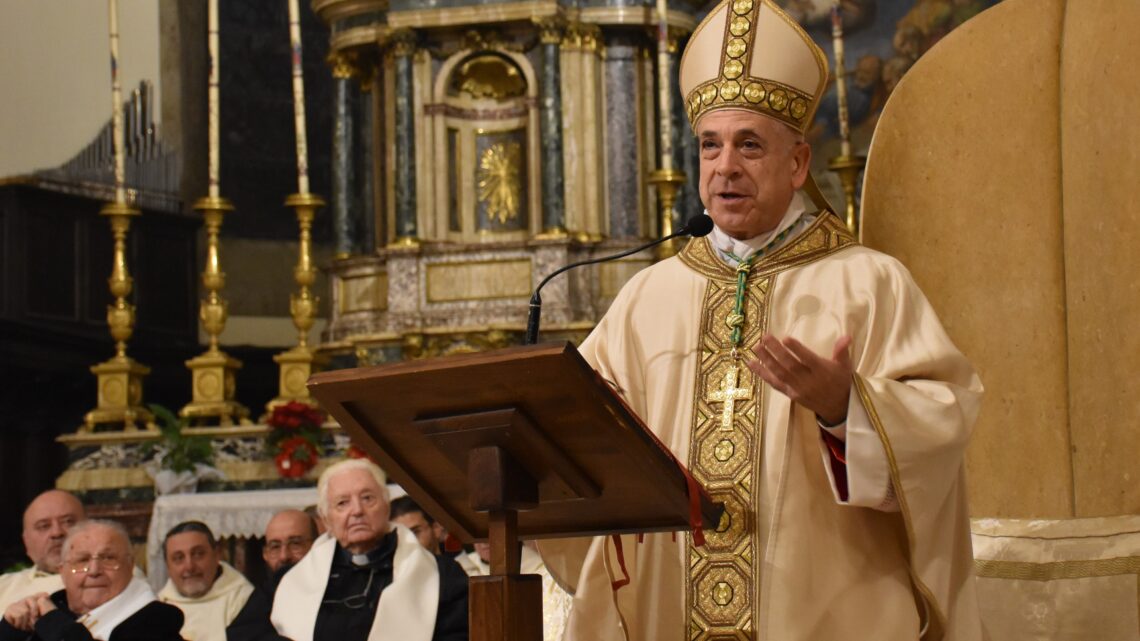 CELEBRAZIONE PRIMO ANNIVERSARIO ORDINAZIONE MONS. SODDU VESCOVO TERNI-NARNI-AMELIA