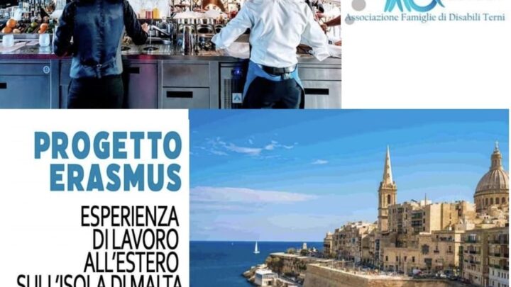 LAVORO E VITA INDIPENDENTE A MALTA PER 15 RAGAZZI CON DISABILITÀ:  IL REGALO DELL’AFAD DI TERNI