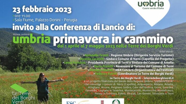 “UMBRIA PRIMAVERA IN CAMMINO” (1 APRILE – 7 MAGGIO 2023)