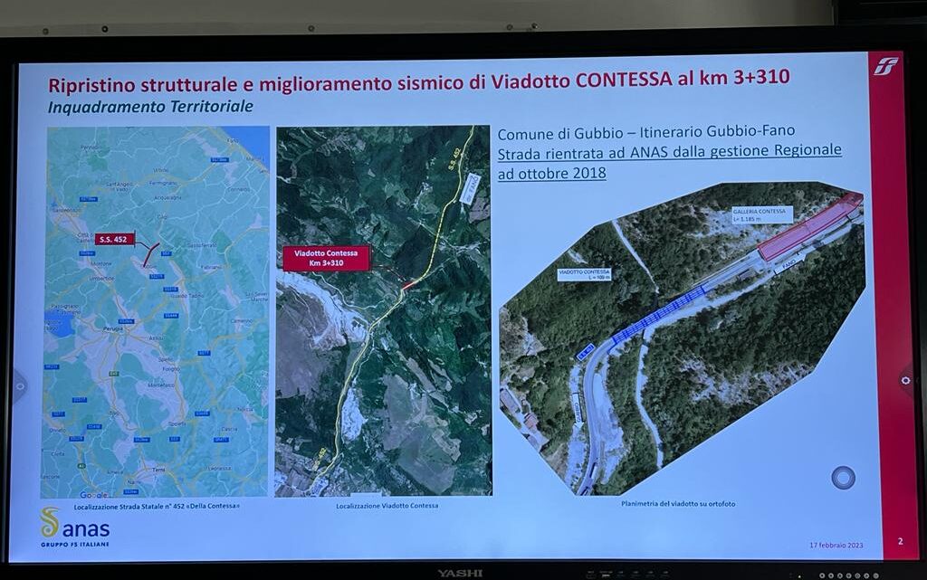 ASSESSORE MELASECCHE: APRE IL CANTIERE SULLA STRADA STATALE 452 “DELLA CONTESSA”, RISULTATI IMPORTANTI GRAZIE AL CONFRONTO CONTINUO DELLA REGIONE CON ANAS.  INCONTRO PER VALUTARE LA POSSIBILITÀ DI RIDURRE I TEMPI DEL DOPPIO INTERVENTO SU VIADOTTO E GALLERIA. LA SICUREZZA INNANZITUTTO