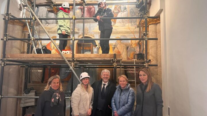 ASSESSORE AGABITI IN VISITA ALLA CHIESA DI SAN SEVERO A PERUGIA: “GRANDE LAVORO DEL LABORATORIO DI DIAGNOSTICA ANCHE SUL FRONTE DELLA PREVENZIONE DEL RISCHIO
