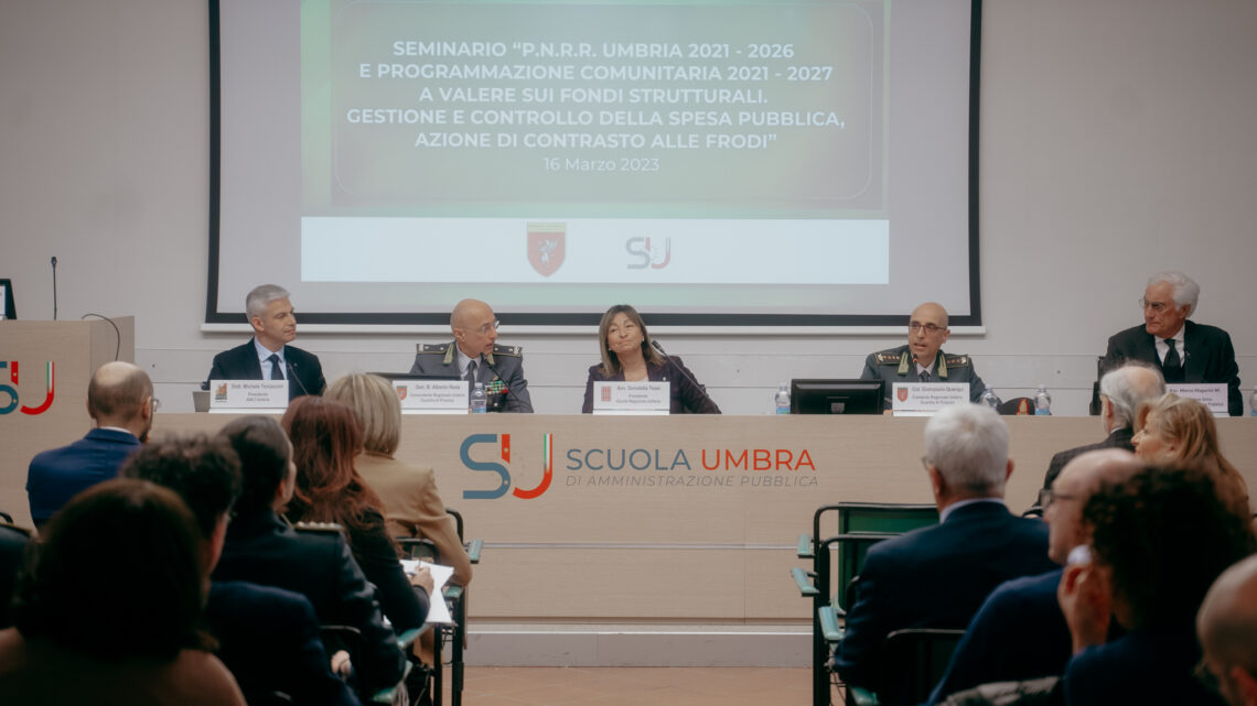AUMENTARE I LIVELLI DI VIGILANZA SUI FONDI STRUTTURALI EUROPEI E PNRR, A VILLA UMBRA SEMINARIO SUL CONTRASTO ALLE FRODI