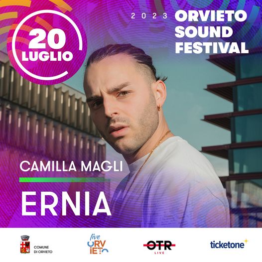 ORVIETO SOUND FESTIVAL 2023, AD APRIRE SARÀ ERNIA