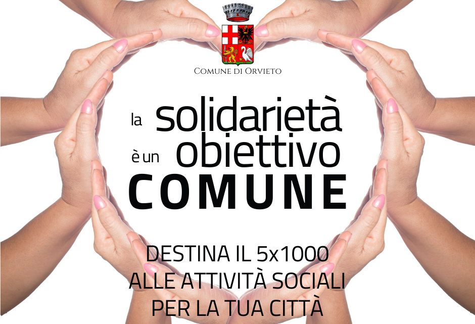 “LA SOLIDARIETÀ È UN OBIETTIVO COMUNE”, IL 5 PER MILLE AI SERVIZI SOCIALI DELLA CITTÀ