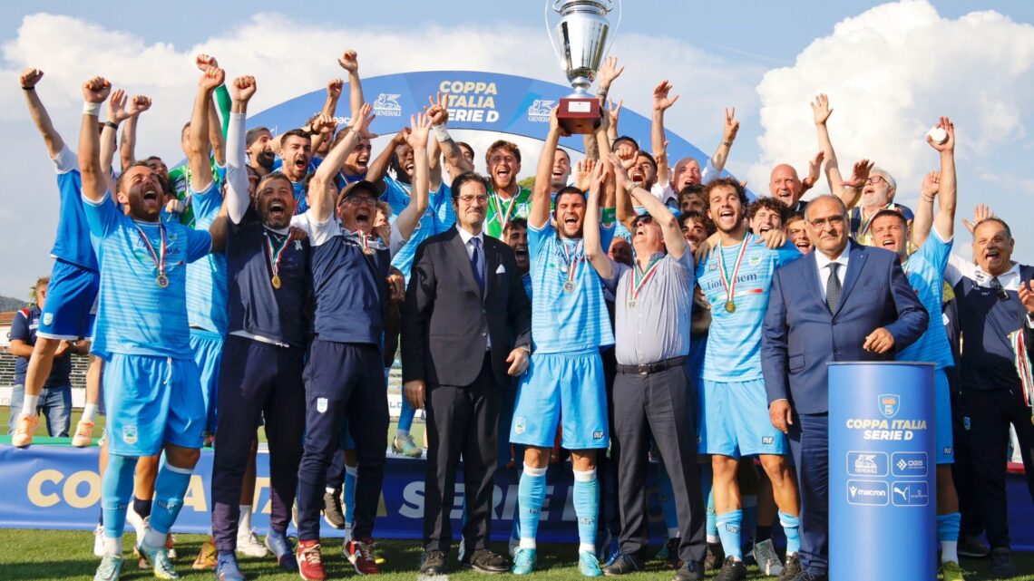 IL PINETO CENTRA UNA STORICA DOPPIETTA, DOPO LA PROMOZIONE IN C CONQUISTA ANCHE LA COPPA ITALIA SERIE D