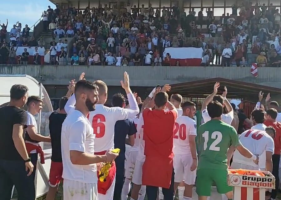 ORVIETANA ANCORA IN SERIE D, L’1-1 CONTRO IL MONTESPACCATO CHIUDE LA STAGIONE