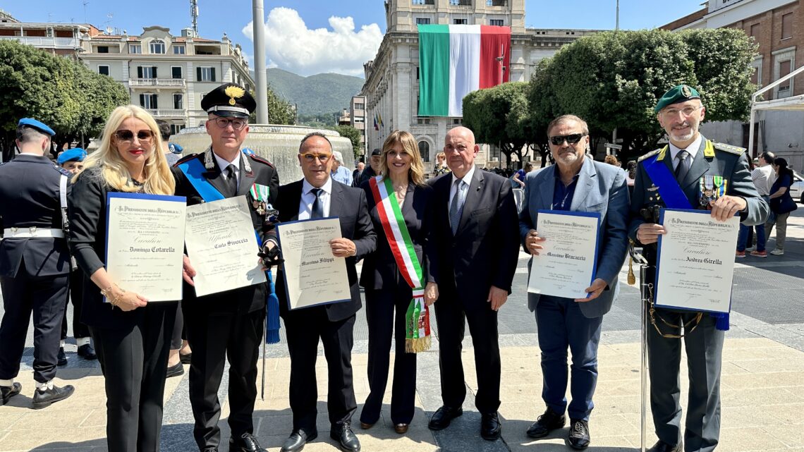 FESTA DELLA REPUBBLICA, CONSEGNATE LE ONORIFICENZE A CINQUE CITTADINI DI ORVIETO