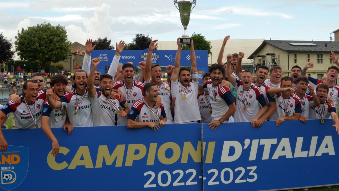 SERIE D: IL SESTRI LEVANTE CONQUISTA IL TITOLO DI CAMPIONE D’ITALIA