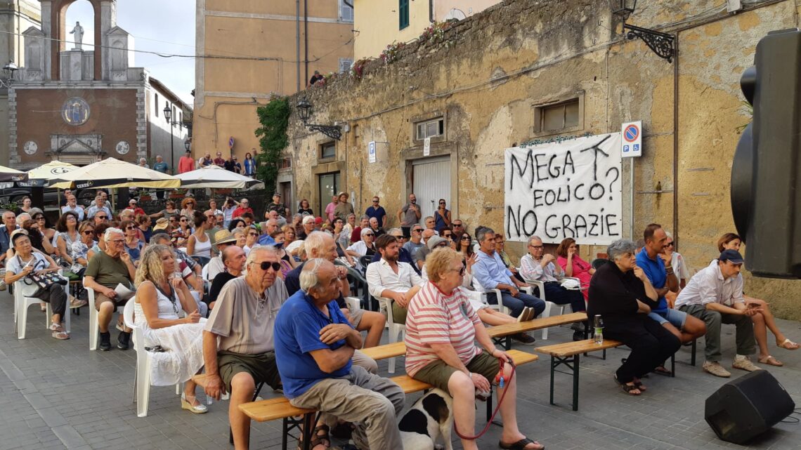 NO ALL’IMPIANTO EOLICO INDUSTRIALE “VALLEROSA”. GRANDE SUCCESSO DELLA MANIFESTAZIONE DI IERI A FARNESE