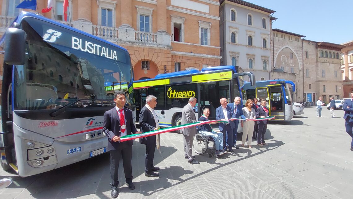 BUSITALIA: 71 NUOVI AUTOBUS PER L’UMBRIA. UN INVESTIMENTO DI OLTRE 14 MILIONI DI EURO PER UNA MOBILITÀ SEMPRE PIÙ SOSTENIBILE