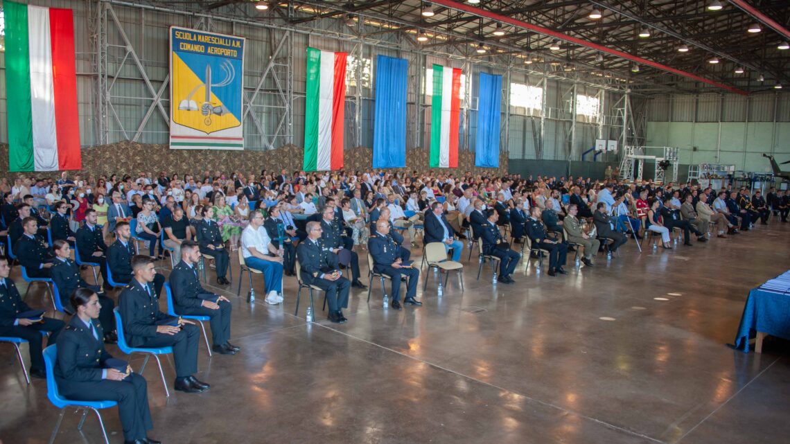 CERIMONIA DI LAUREA PER I MARESCIALLI DELL’AERONAUTICA MILITARE DEL CORSO DEIMOS II