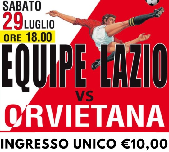 LA PRIMA USCITA DELL’ORVIETANA: SABATO 29 AL MUZI CONTRO L’EQUIPE LAZIO