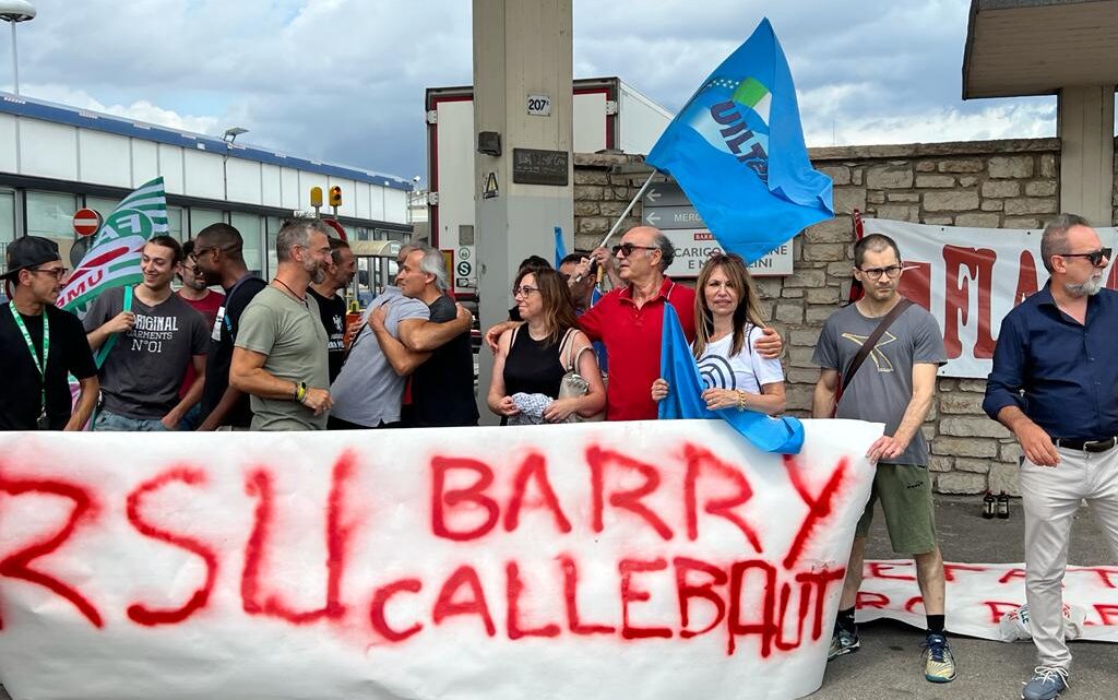 BARRY CALLEBAUT: GIOVANNINI, UILTEMP E MARCACCIOLI UILA: “GARANZIE PER I SOMMINISTRATI E PER TUTTI I LAVORATORI DELLO STABILIMENTO”