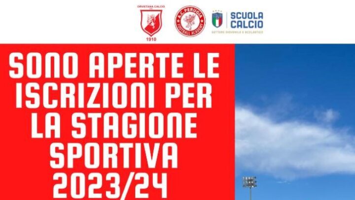 SCUOLA CALCIO: APERTE LE ISCRIZIONI 2023/24