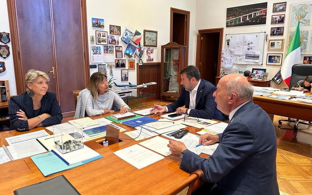 INFRASTRUTTURE UMBRE, PRESIDENTE TESEI E ASSESSORE MELASECCHE INCONTRANO A ROMA VICEPREMIER SALVINI