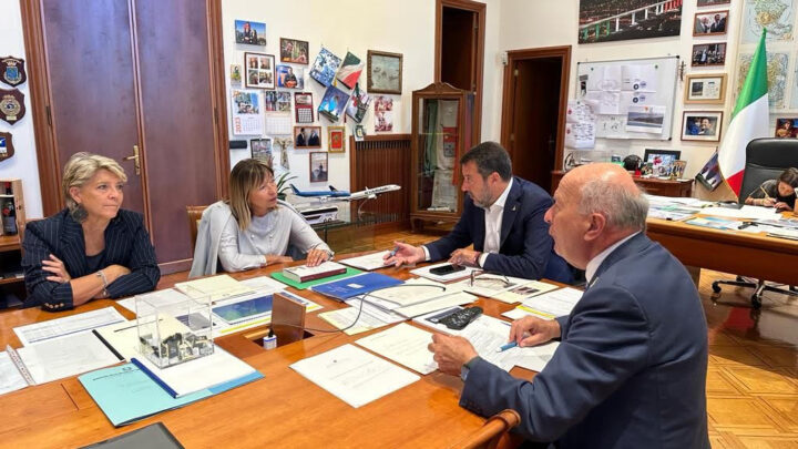 INFRASTRUTTURE UMBRE, PRESIDENTE TESEI E ASSESSORE MELASECCHE INCONTRANO A ROMA VICEPREMIER SALVINI