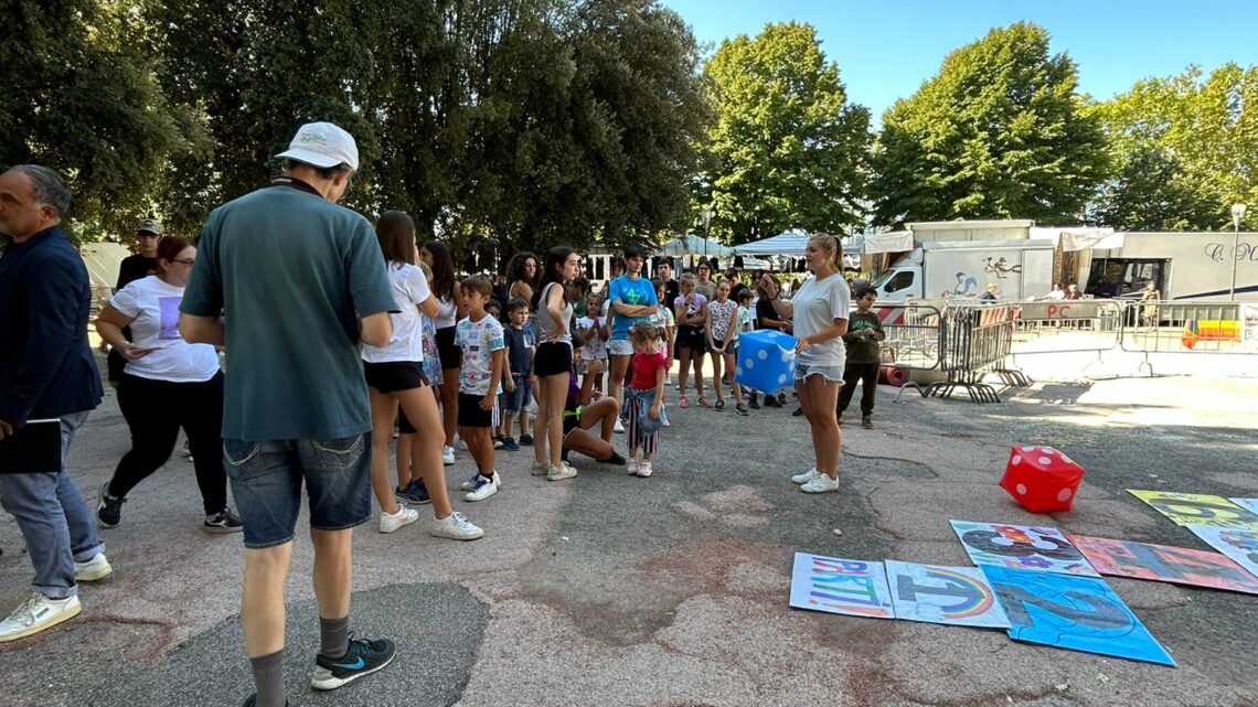 TERNI, ALLA PASSEGGIATA IL GIOCO DELL’OCA È PER LA PACE