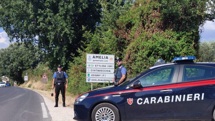 AMELIA – ARRESTATO 37ENNE PER AGGRAVAMENTO DELLA MISURA CAUTELARE.
