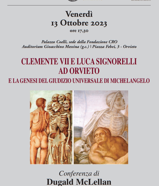 INIZIA VENERDÌ 13 OTTOBRE IL NUOVO ANNO ACCADEMICO, L’OTTANTESIMO, DELL’ISTITUTO STORICO ARTISTICO ORVIETANO.