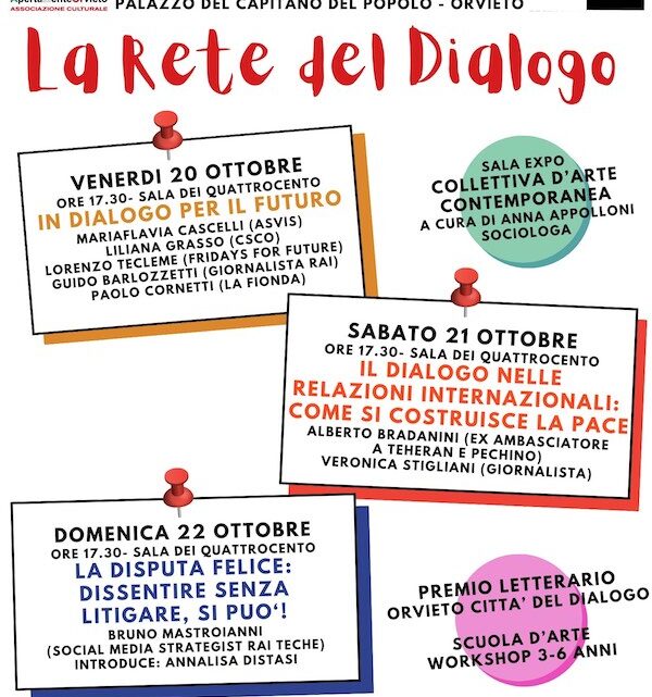 AL PALAZZO DEL POPOLO TORNA IL “FESTIVAL DEL DIALOGO”