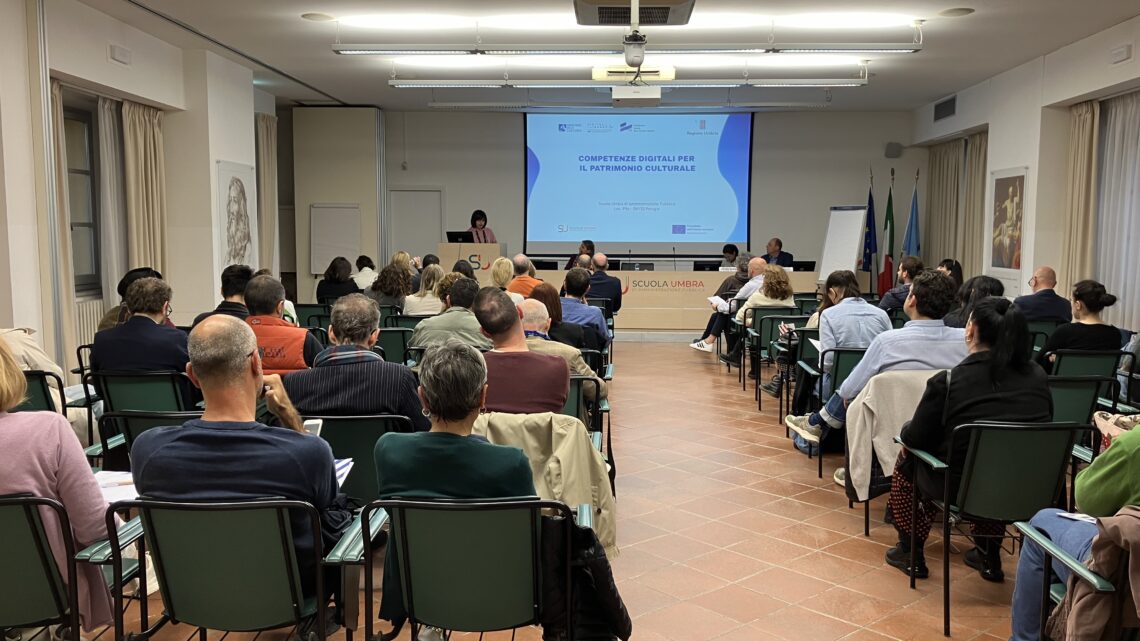 AL VIA IL PROGETTO DI DIGITALIZZAZIONE DEI BENI CULTURALI: OLTRE CINQUANTA PARTECIPANTI AI LABORATORI FINALIZZATI ALLA DIGITALIZZAZIONE DEI BENI CULTURALI DELLA REGIONE UMBRIA