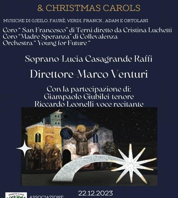 IL CONCERTO DI NATALE PER SOSTENERE LA PICCOLA FLAVIA