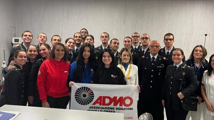 GLI ALLIEVI DELLA SCUOLA MARESCIALLI DELL’AERONAUTICA MILITARE ADERISCONO ALL’INIZIATIVA DELL’ADMO DIVENTANDO POTENZIALI DONATORI DI MIDOLLO OSSEO