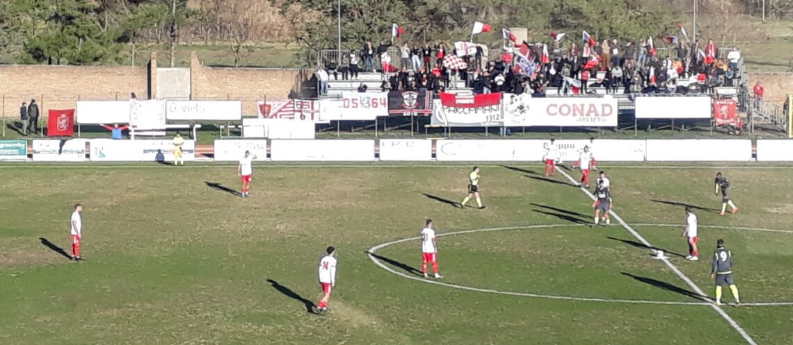 L’ORVIETANA LOTTA, MA IL GROSSETO PUNGE NELLA RIPRESA