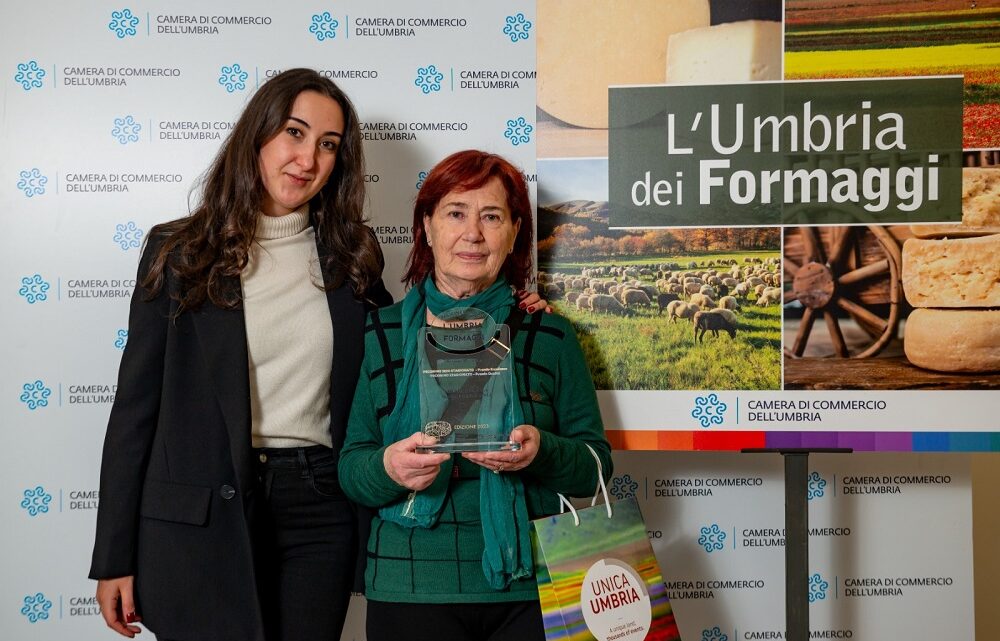 “L’UMBRIA DEI FORMAGGI”, NUMEROSE LE AZIENDE SOCIE DI CONFAGRICOLTURA UMBRIA PREMIATE.