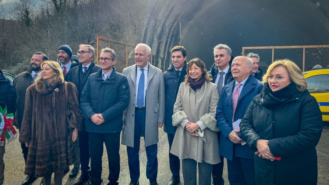 E78 GROSSETO-FANO: AL VIA I LAVORI PER L’APERTURA DELLA GALLERIA “GUINZA” TRA UMBRIA E MARCHE
