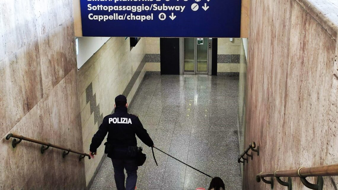RINVENUTA DROGA DALLA POLIZIA DI STATO ALLA STAZIONE FERROVIARIA