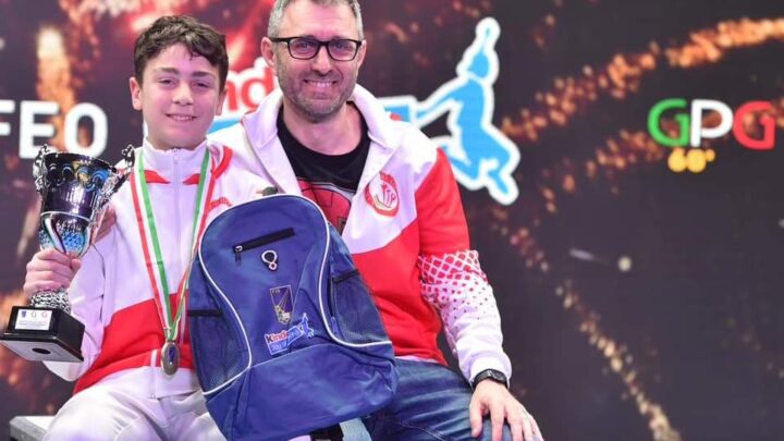 SCHERMA ORVIETO: LEONARDO LE GRAND È VICE CAMPIONE ITALIANO