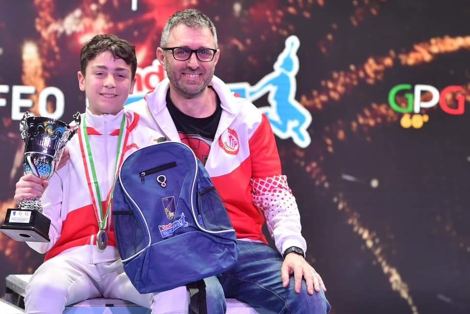 SCHERMA ORVIETO: LEONARDO LE GRAND È VICE CAMPIONE ITALIANO
