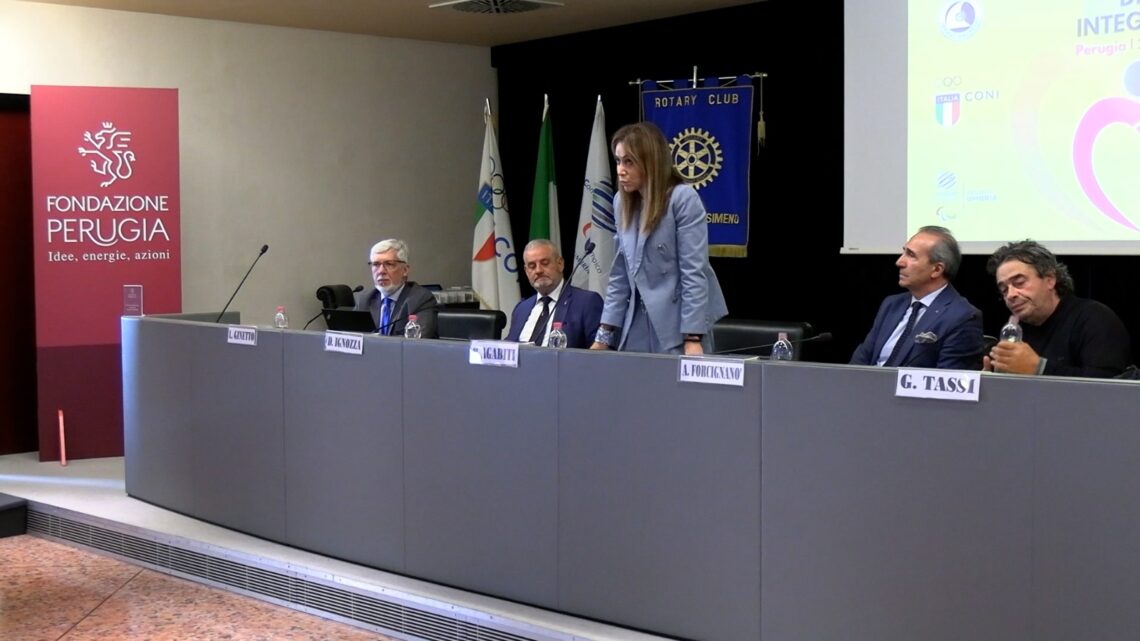 SPORT, DISABILITÀ E INCLUSIONE: SEMINARIO DI ROTARY CLUB PERUGIA TRASIMENO, CONI E CIP.