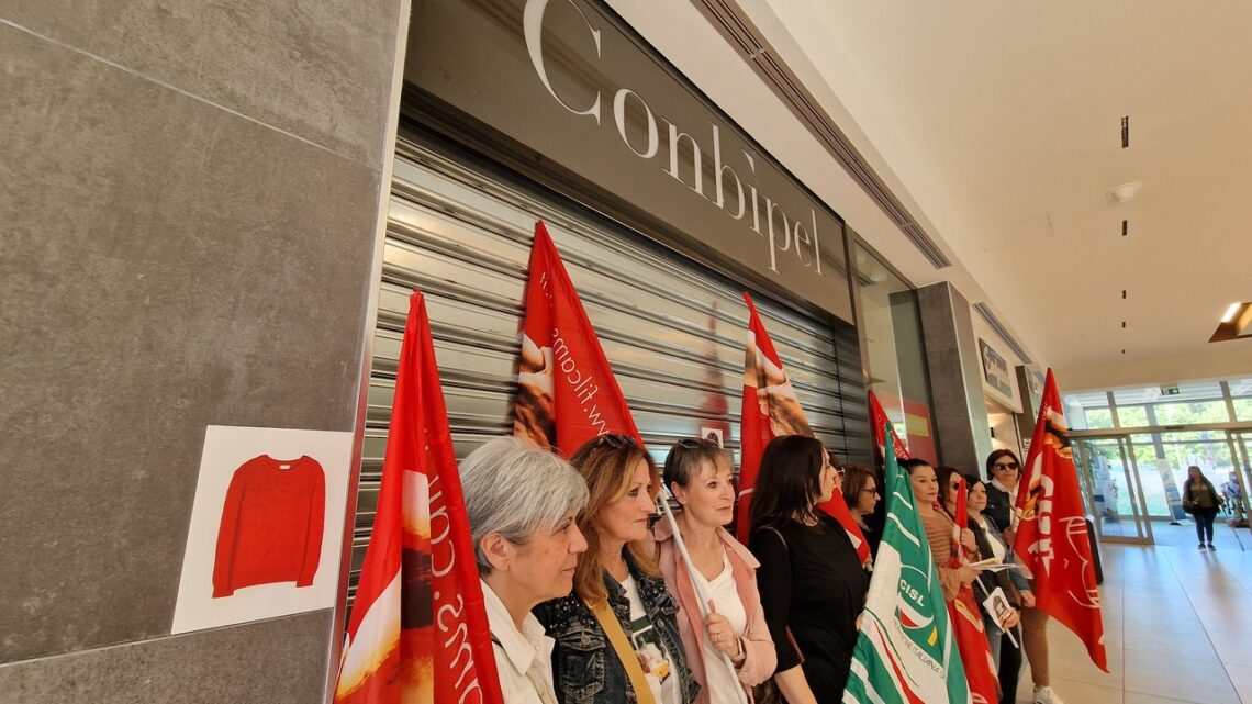 NO ALLA CHIUSURA DI CONBIPEL TERNI: LAVORATRICI IN SCIOPERO 