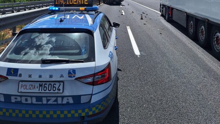 INCIDENTE IN A1 NEI PRESSI DI ORVIETO. MUORE DONNA DI 60 ANNI.