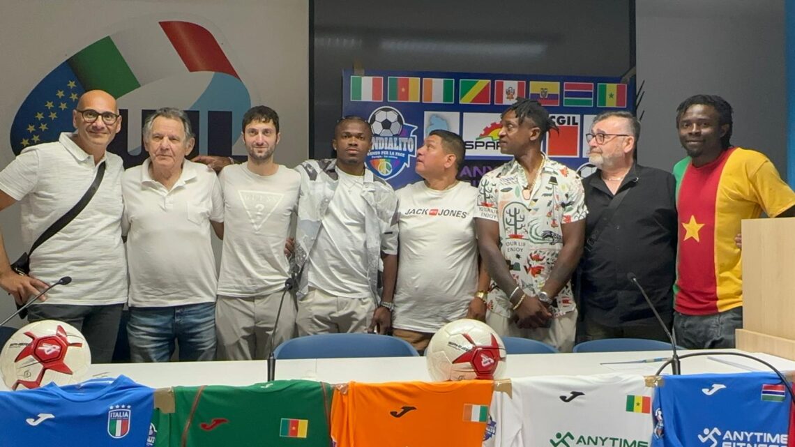 “MONDIALITO – TORNEO PER LA PACE”, OTTO SQUADRE PER PROMUOVERE PACE E INCLUSIONE. ANCHE IL GRIFONE KOUAN A SOSTEGNO DELL’INIZIATIVA