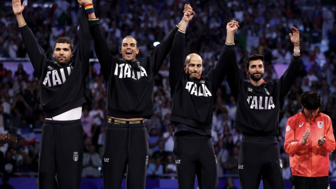 I COMPLIMENTI DELLA PRESIDENTE LAURA PERNAZZA AD ALESSIO FOCONI PER LA MEDAGLIA D’ARGENTO ALLE OLIMPIADI DI PARIGI