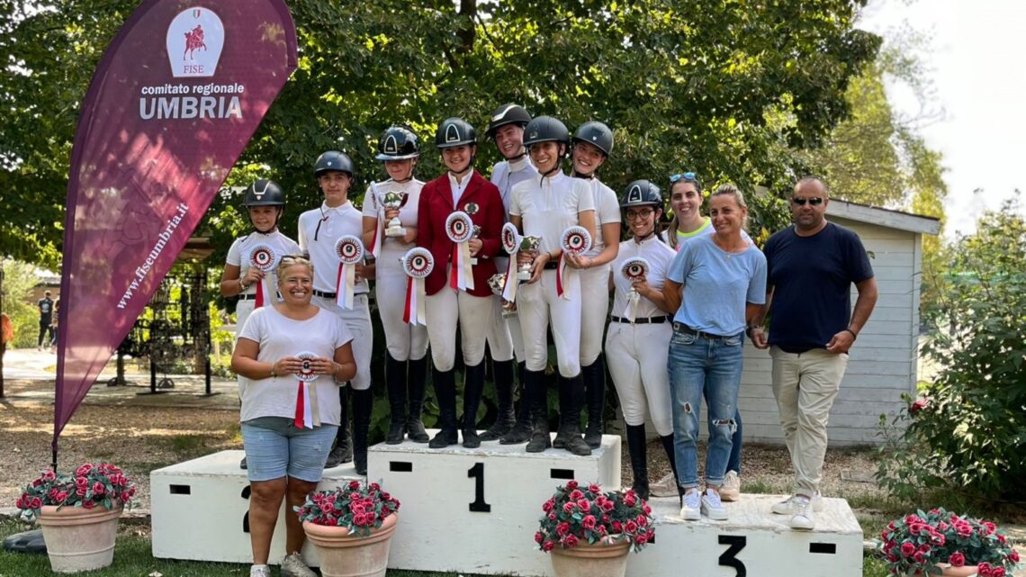EQUITAZIONE, CON LE FINALI REGIONALI A NARNI SI CONCLUDE IL PROGETTO SPORT 2024 UMBRIA