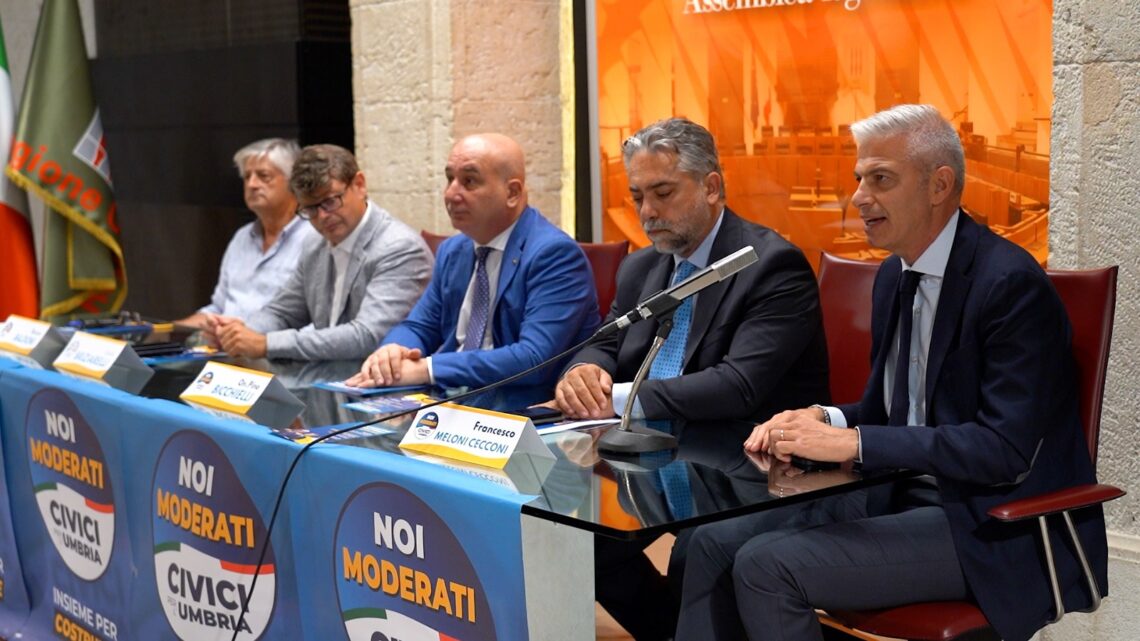 NOI MODERATI CIVICI PER L’UMBRIA APRE LA CAMPAGNA ELETTORALE CON IL PRESIDENTE LUPI