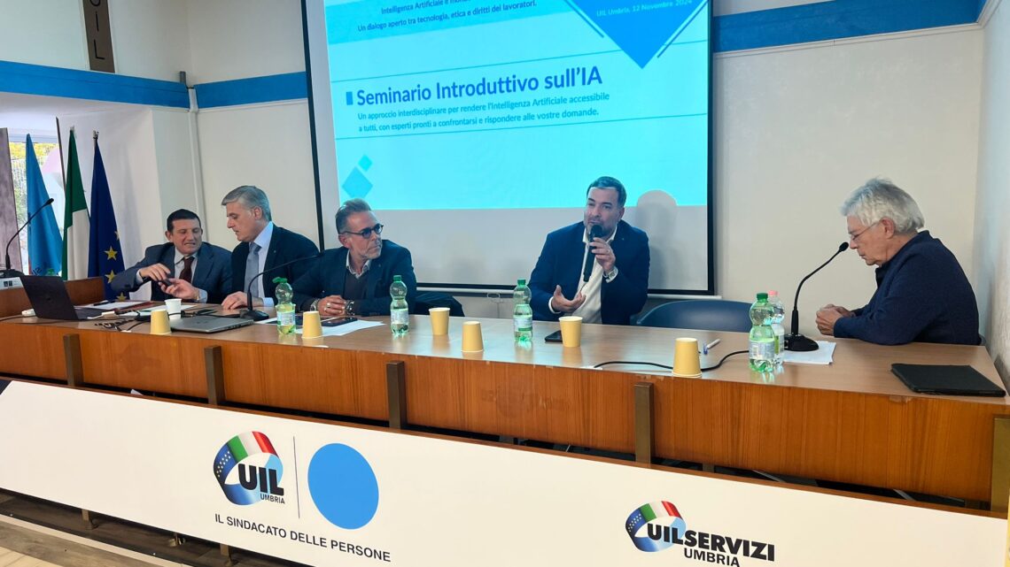 LA UIL UMBRIA FORMA SINDACALISTI ALL’INTELLIGENZA ARTIFICIALE: “CAMBIAMENTO DA GOVERNARE”