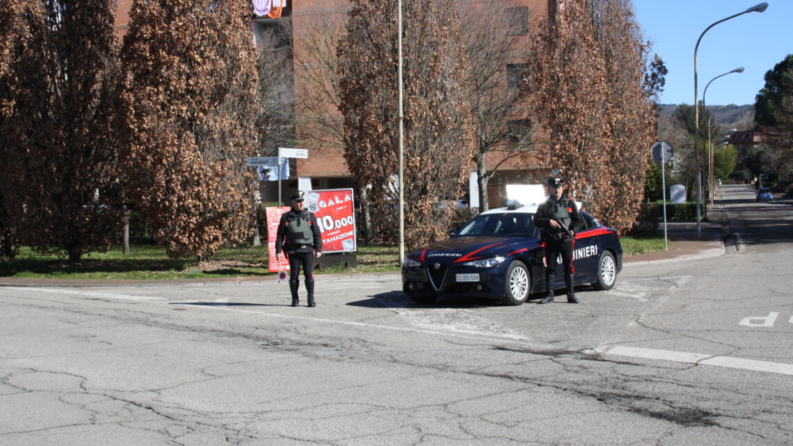 ORVIETO: CONTROLLI A TAPPETO DEI CARABINIERI PER CONTRASTARE I REATI PREDATORI: 2 PERSONE DEFERITE.