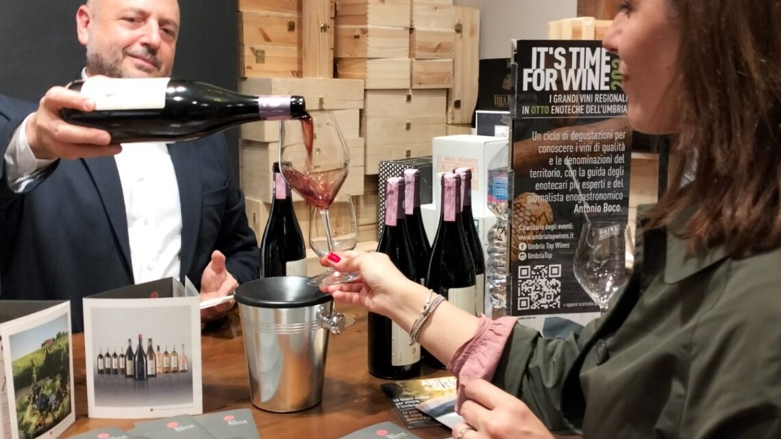 “IT’S TIME FOR WINE”, OTTIMA AFFLUENZA AL FORMAT ITINERANTE NELLE ENOTECHE UMBRE