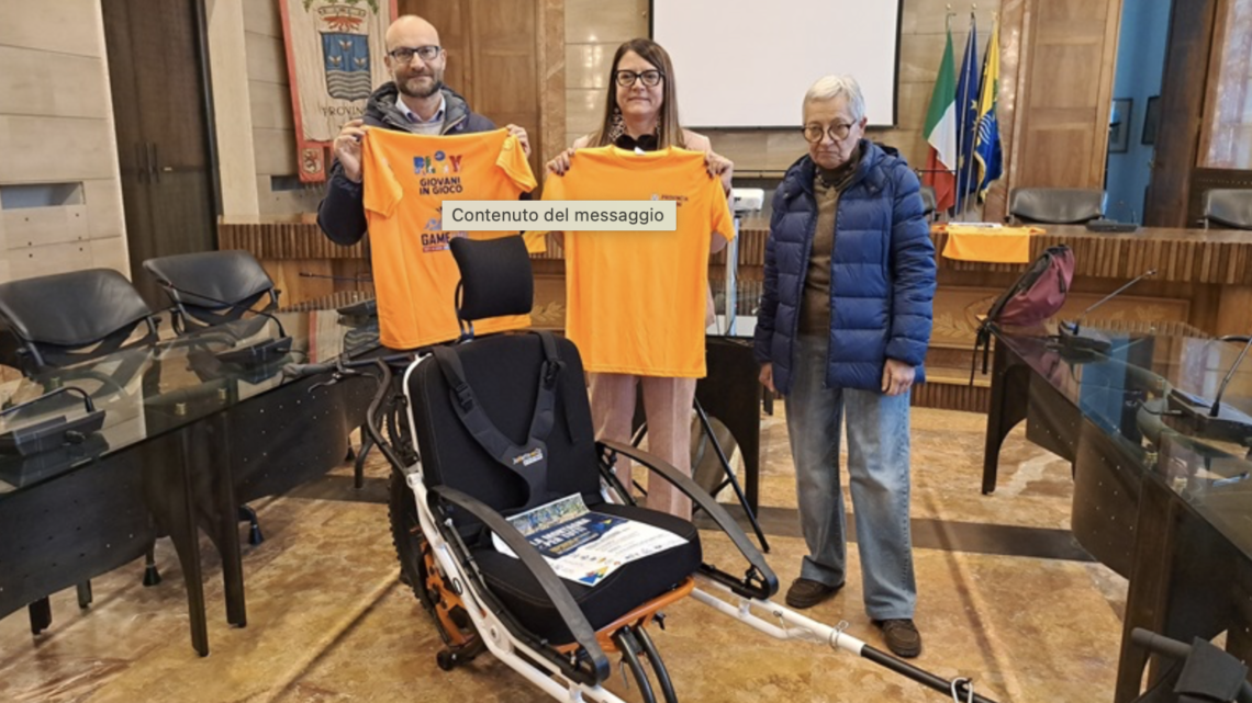SOCIALE, LA PROVINCIA E IL CAI ACQUISTANO LA JOELETTE PER FAR VIVERE L’EMOZIONE DEL TREKKING ANCHE A CHI È AFFETTO DA DISABILITÀ